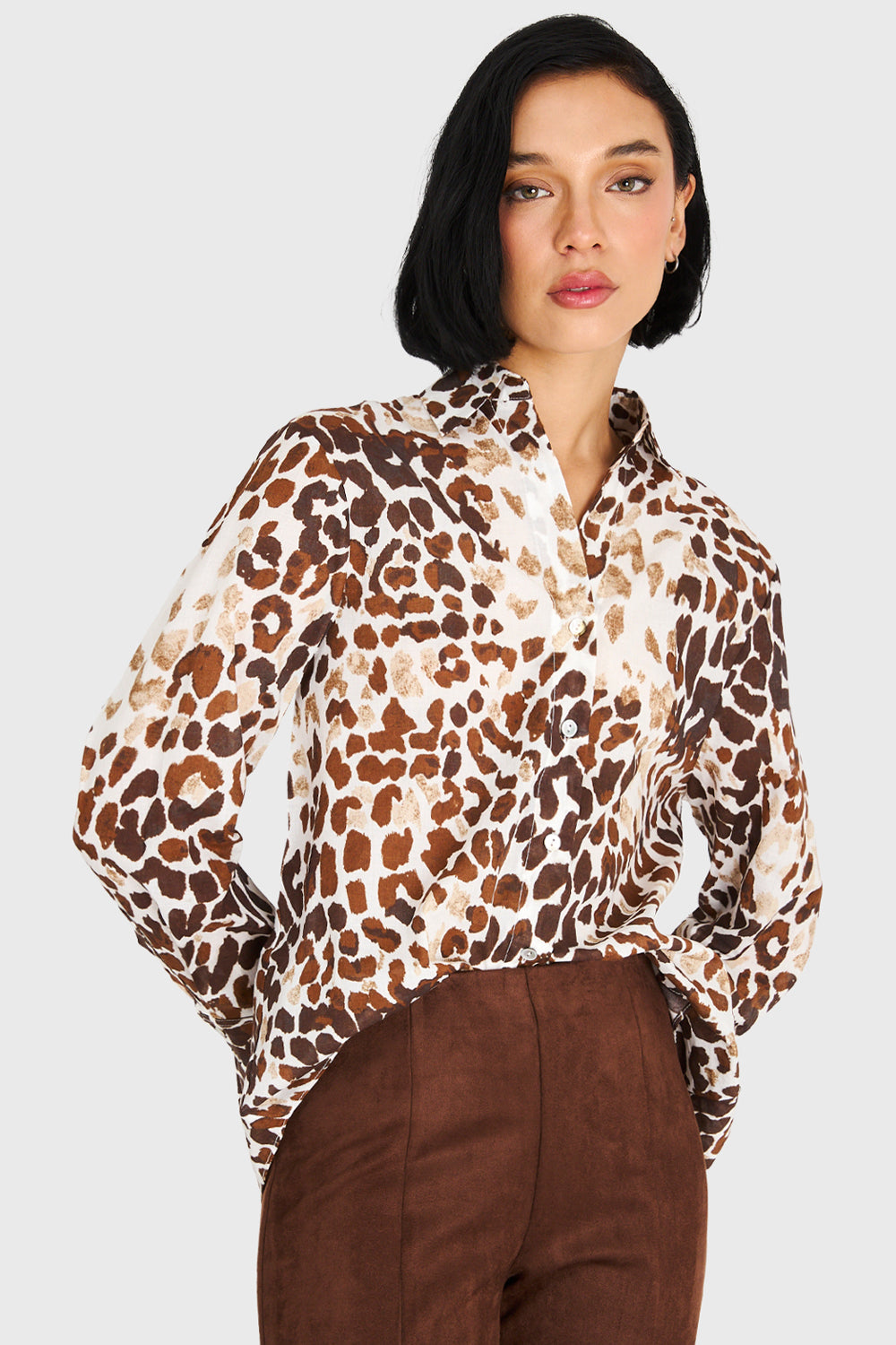 Camisa Safari Café