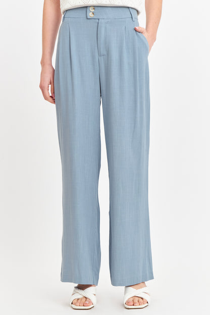 Pantalón Dos Botones Celeste