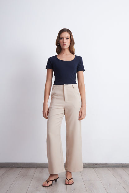 Pantalón Básico Beige Nicopoly