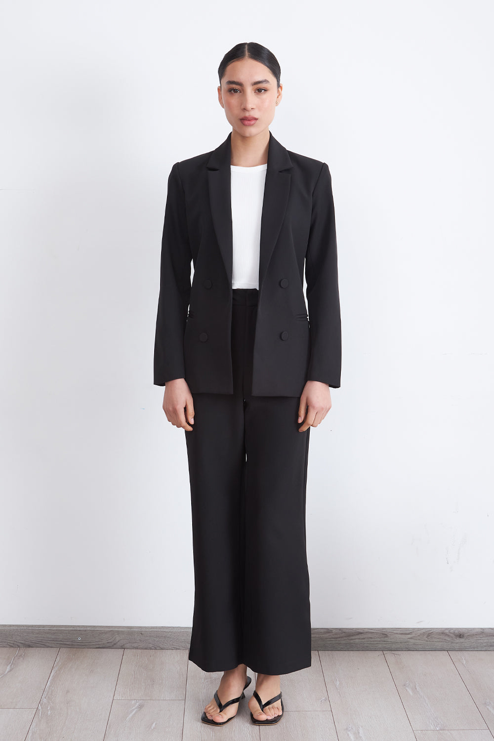 Blazer Básico de Tope Negro