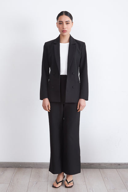 Blazer Básico de Tope Negro