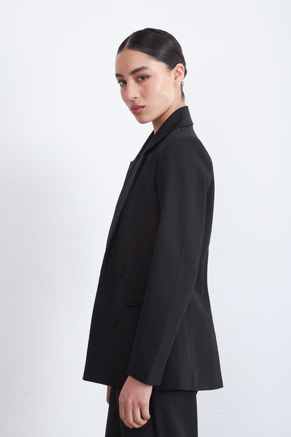 Blazer Básico de Tope Negro