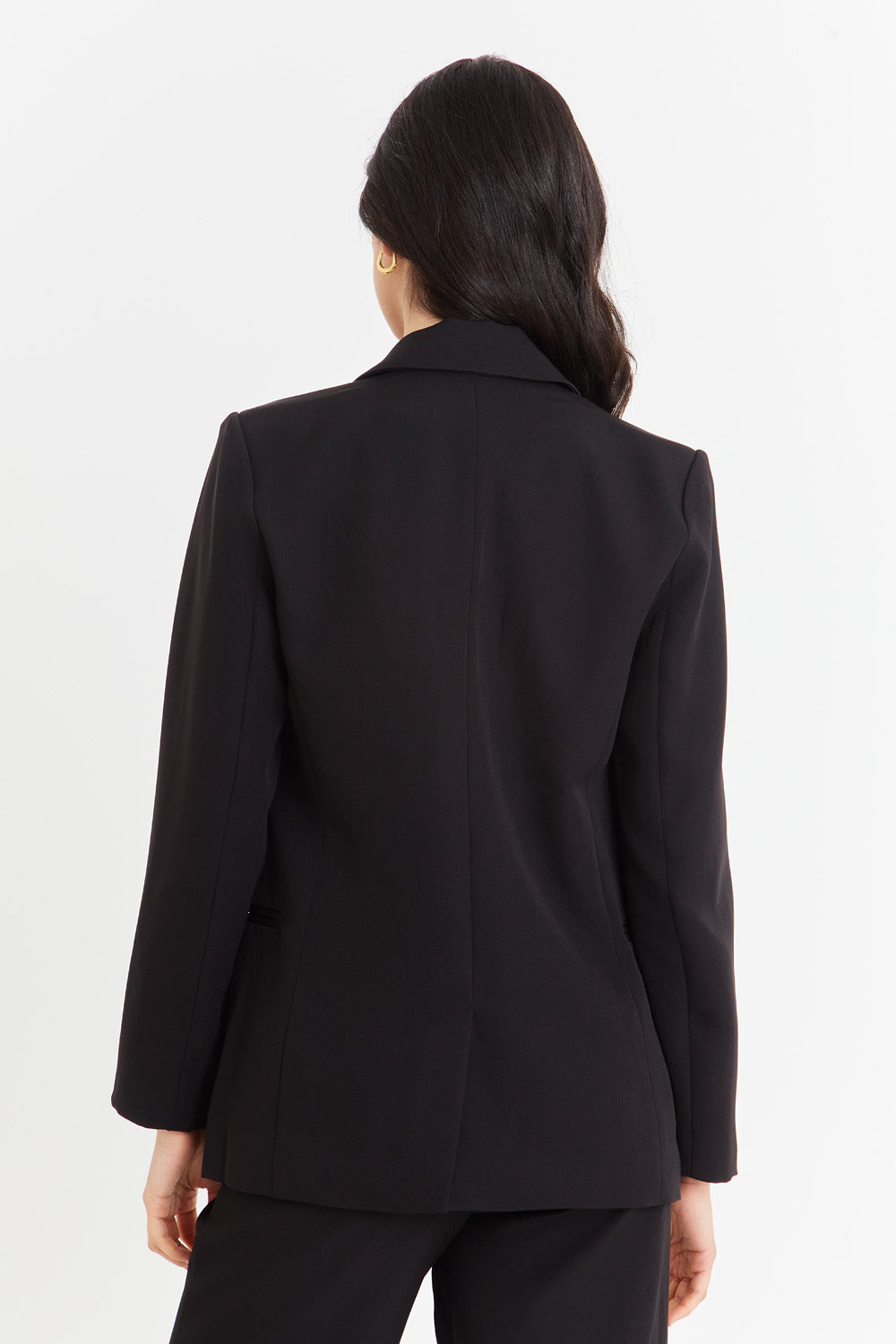 Blazer Básico de Tope Negro