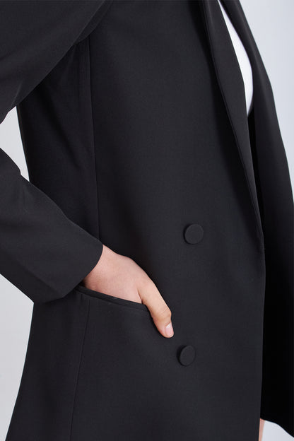 Blazer Básico de Tope Negro