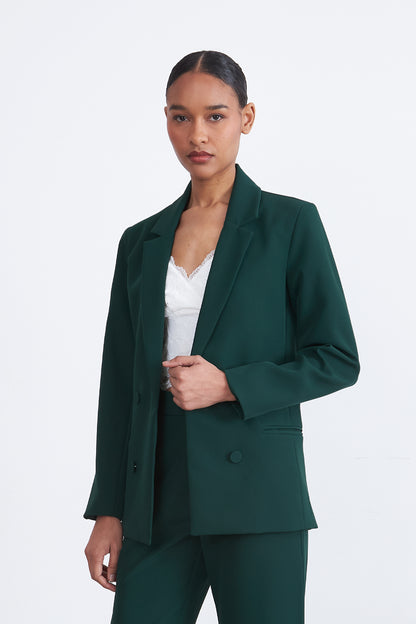 Blazer Básico de Tope Verde