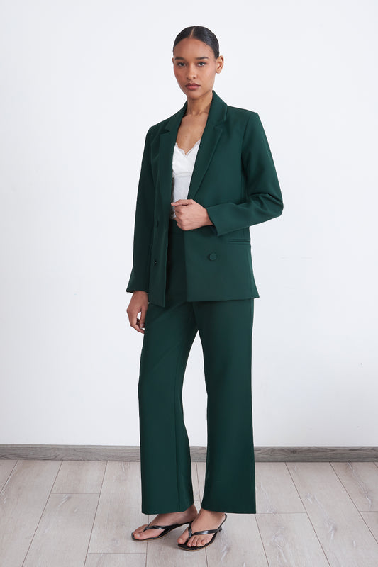 Blazer Básico de Tope Verde