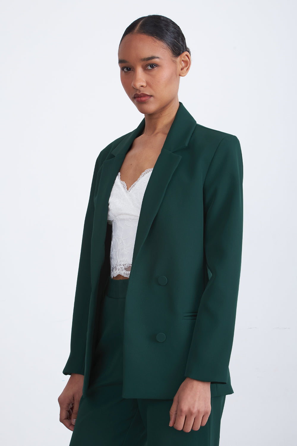 Blazer Básico de Tope Verde