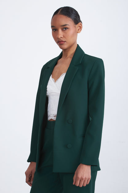 Blazer Básico de Tope Verde