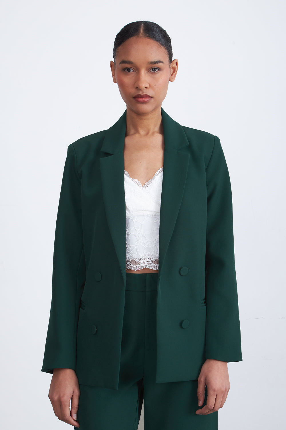 Blazer Básico de Tope Verde