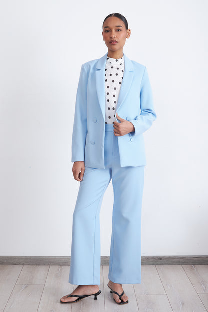 Blazer Básico de Tope Azul