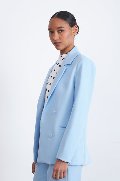 Blazer Básico de Tope Azul