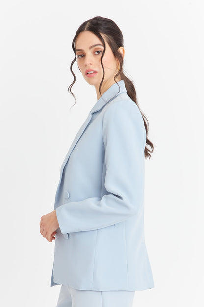 Blazer Básico de Tope Azul Nicopoly