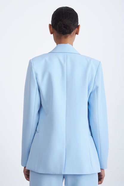 Blazer Básico de Tope Azul