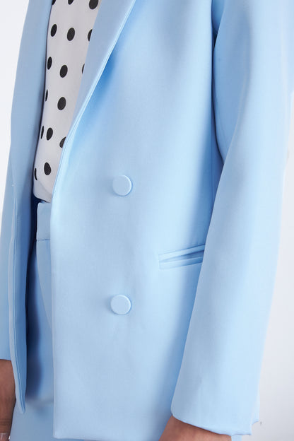 Blazer Básico de Tope Azul