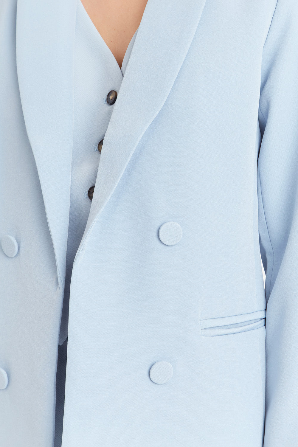 Blazer Básico de Tope Azul Nicopoly