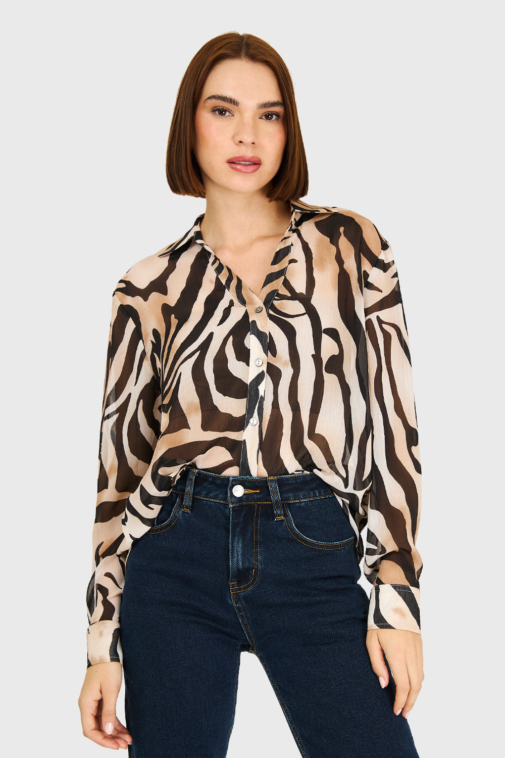 Blusa Cebra Beige