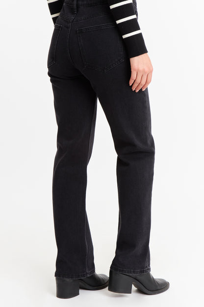 Jeans Básico Recto Negro