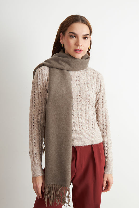 Bufanda Gruesa Café