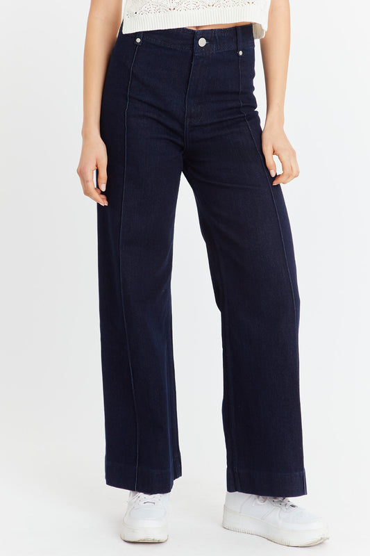 Jeans Básico Pierna Ancha