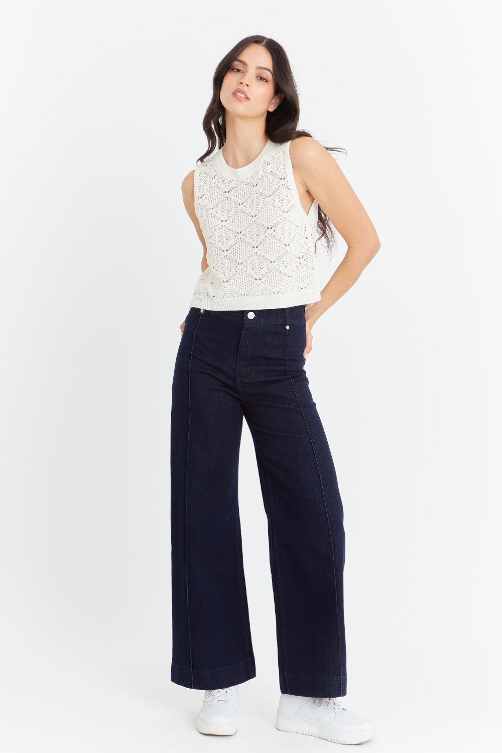 Jeans Básico Pierna Ancha