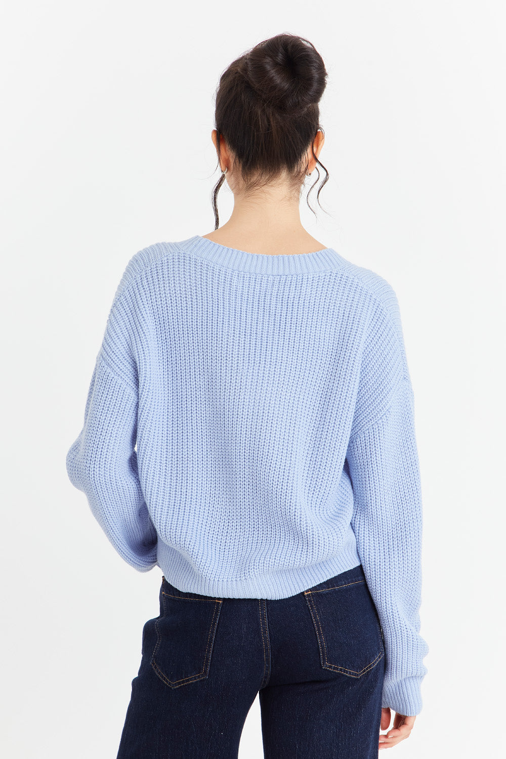 Cárdigan Básico Azul Nicopoly