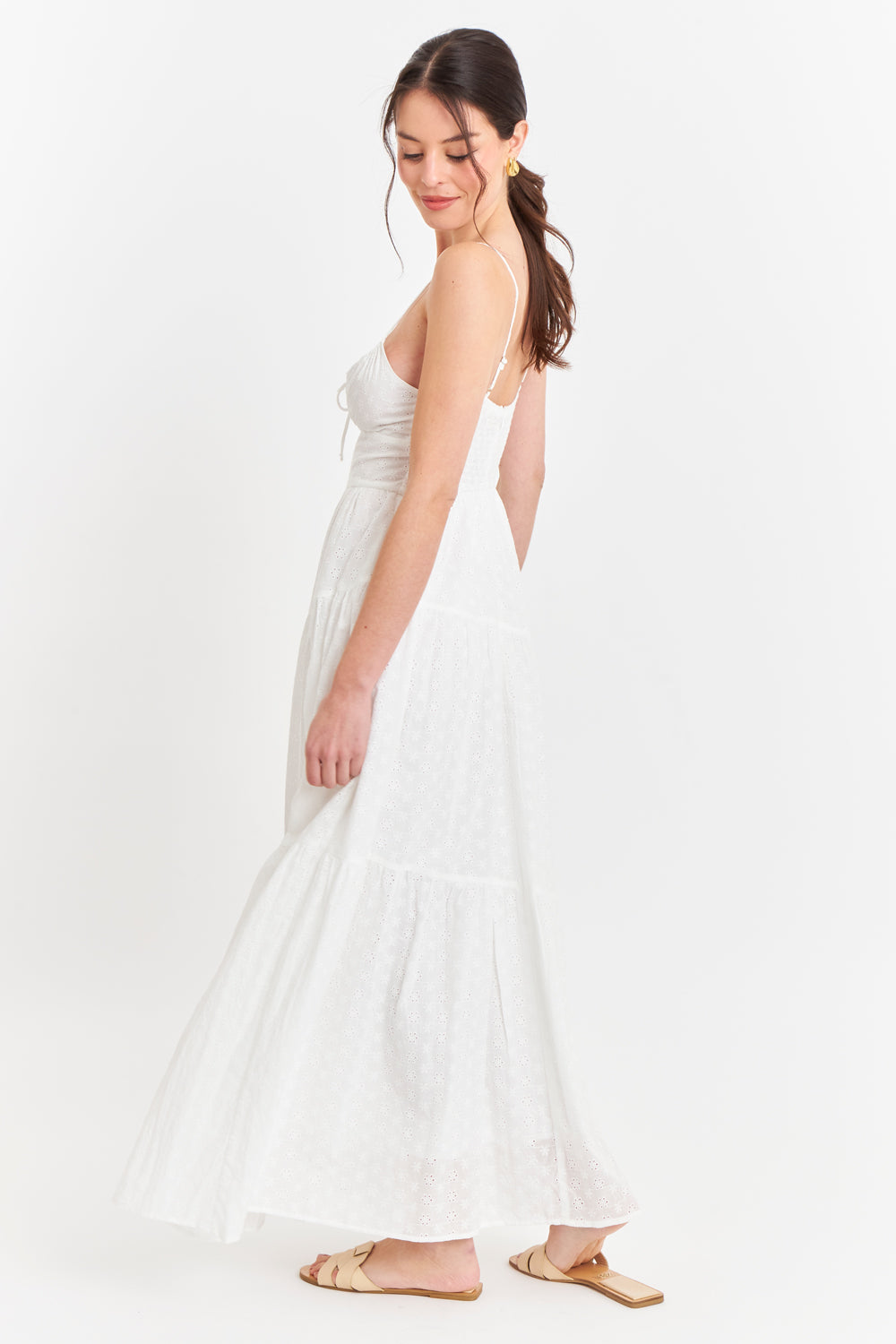 Vestido Broderie Blanco