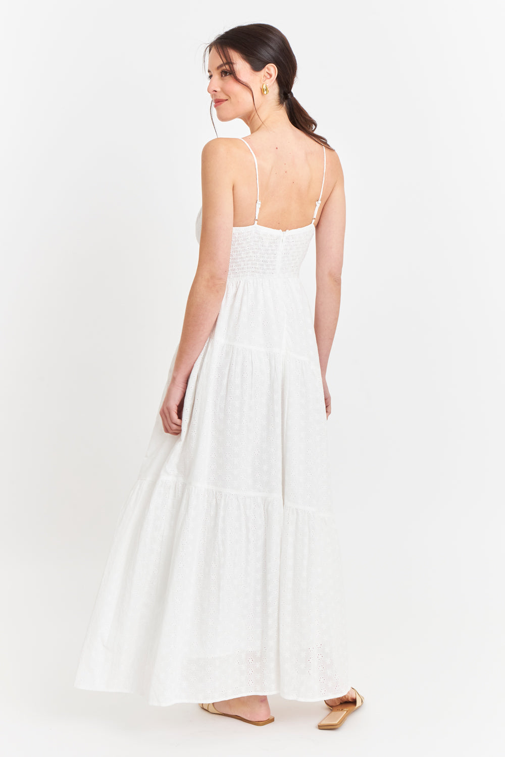 Vestido Broderie Blanco