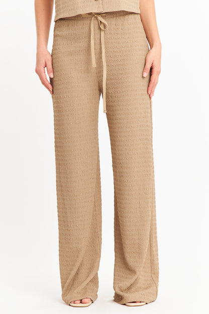 Pantalón Tipo Crepé Ajustable Khaki