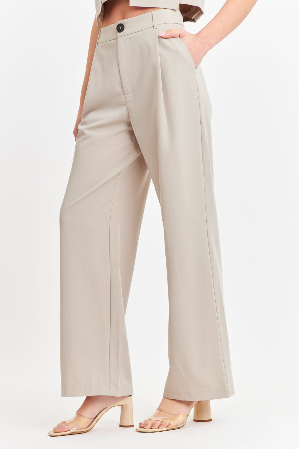 Pantalón Vestir Recto Khaki