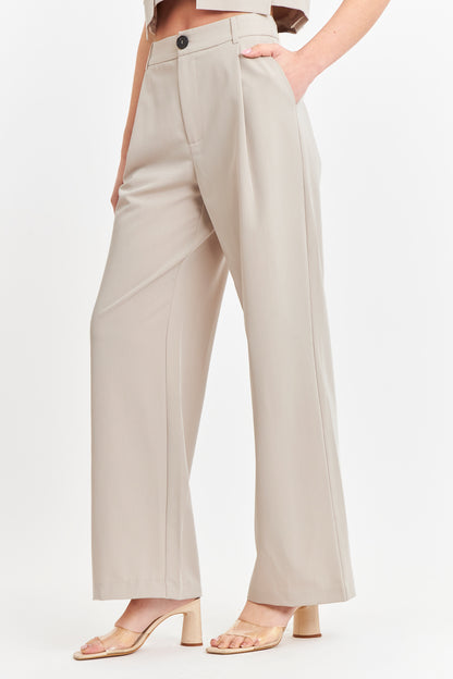 Pantalón Vestir Recto Khaki