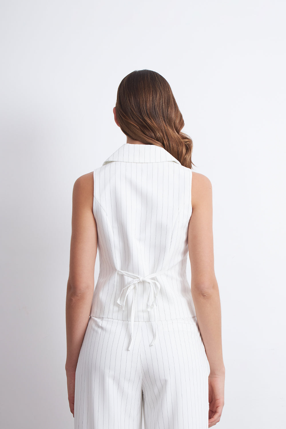 Gilet Blanco Rayas Diplomáticas