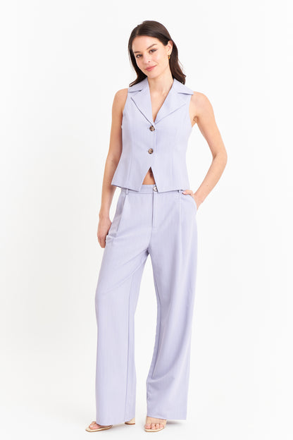 Gilet Rayas Diplomáticas Celeste