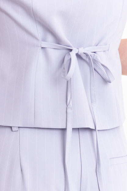 Gilet Rayas Diplomáticas Celeste