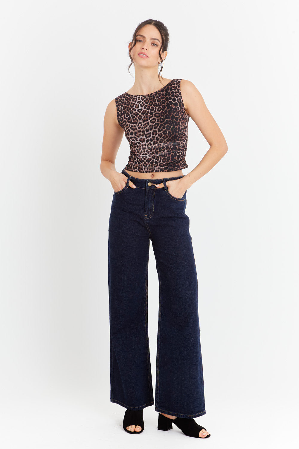 Jeans Básico Pierna Acampanada
