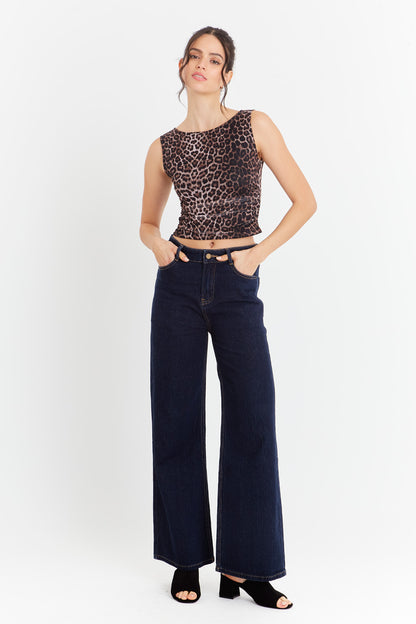 Jeans Básico Pierna Acampanada