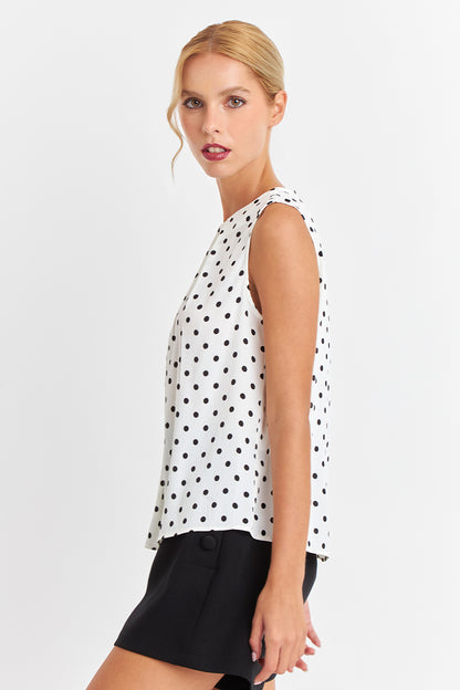 Blusa Puntos Blancos