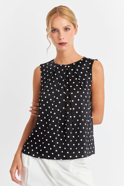 Blusa Puntos Negros