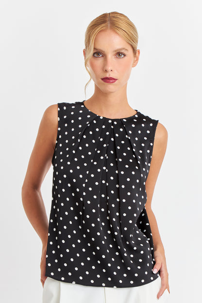 Blusa Puntos Negros