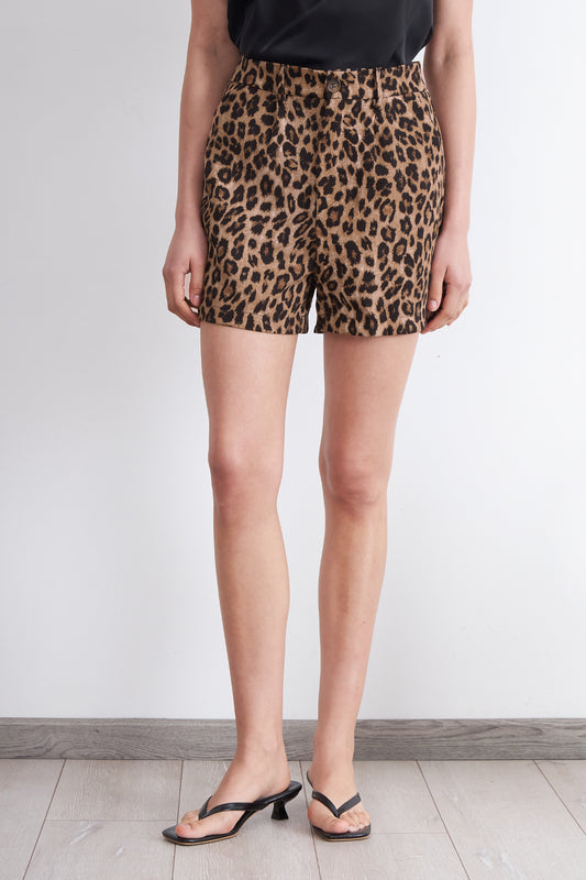 Short Animal Print Café
