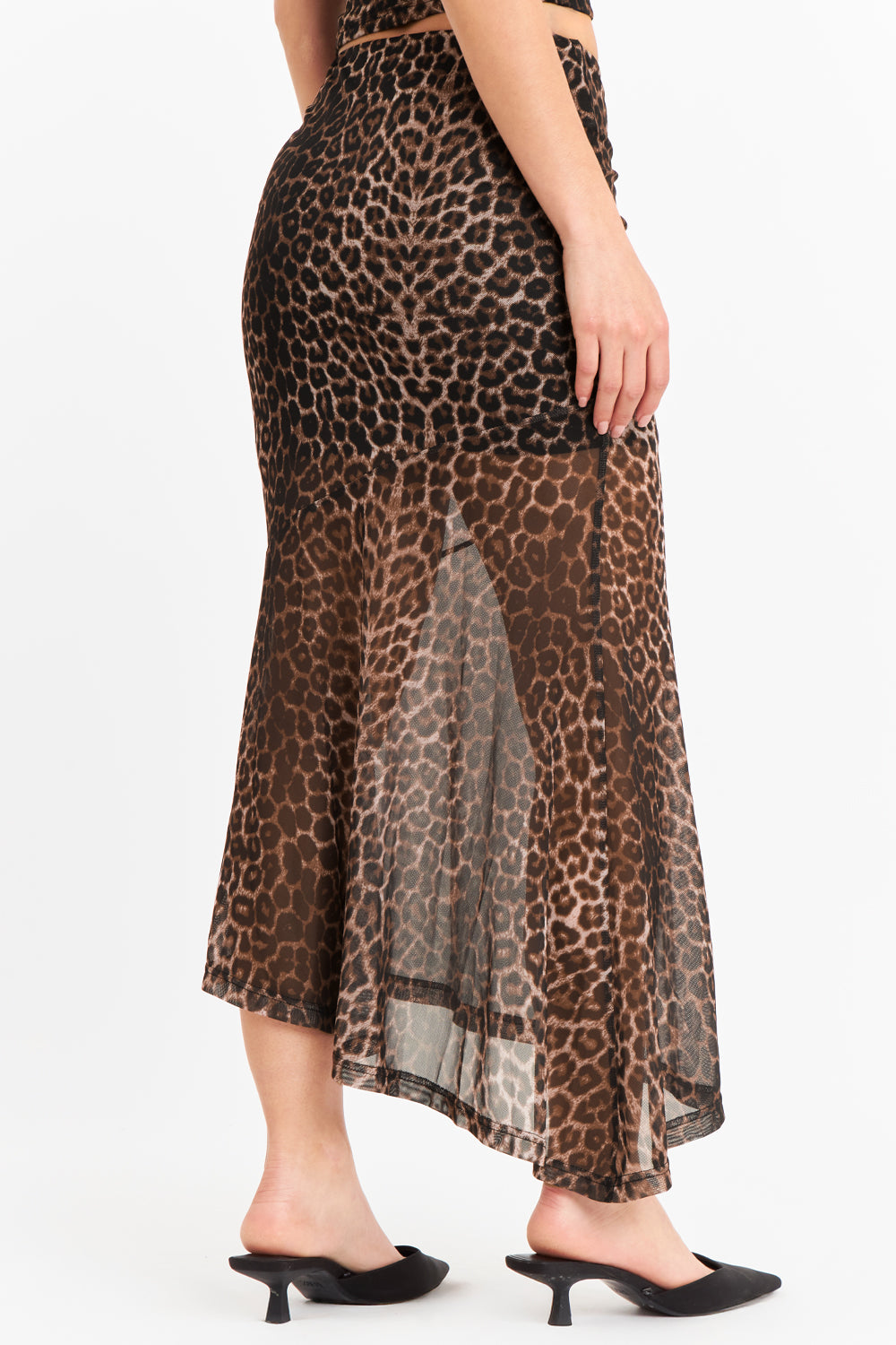 Falda Asimétrica Animal Print