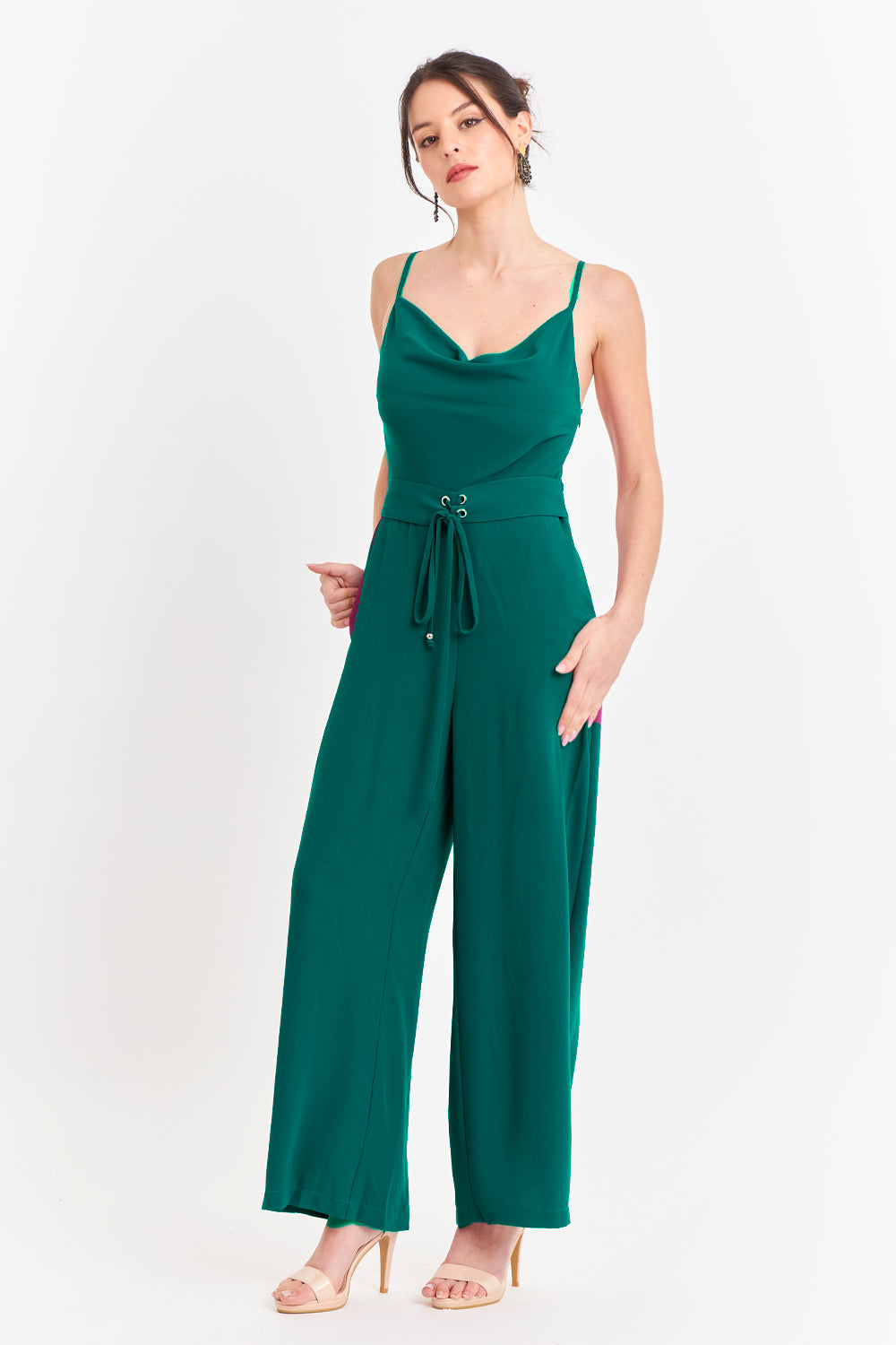 Enterito Cinturón Ajustable Verde Oscuro