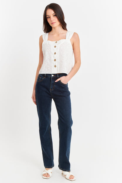 Blusa Broderie Blanco