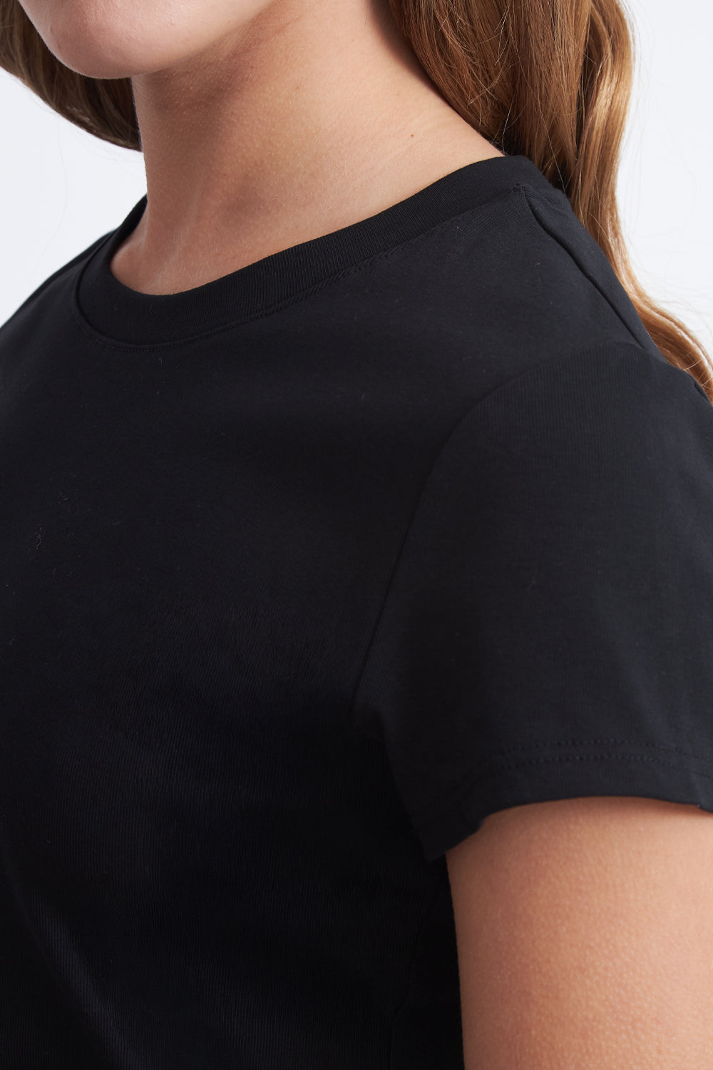 Polera Manga Corta Básica Negro