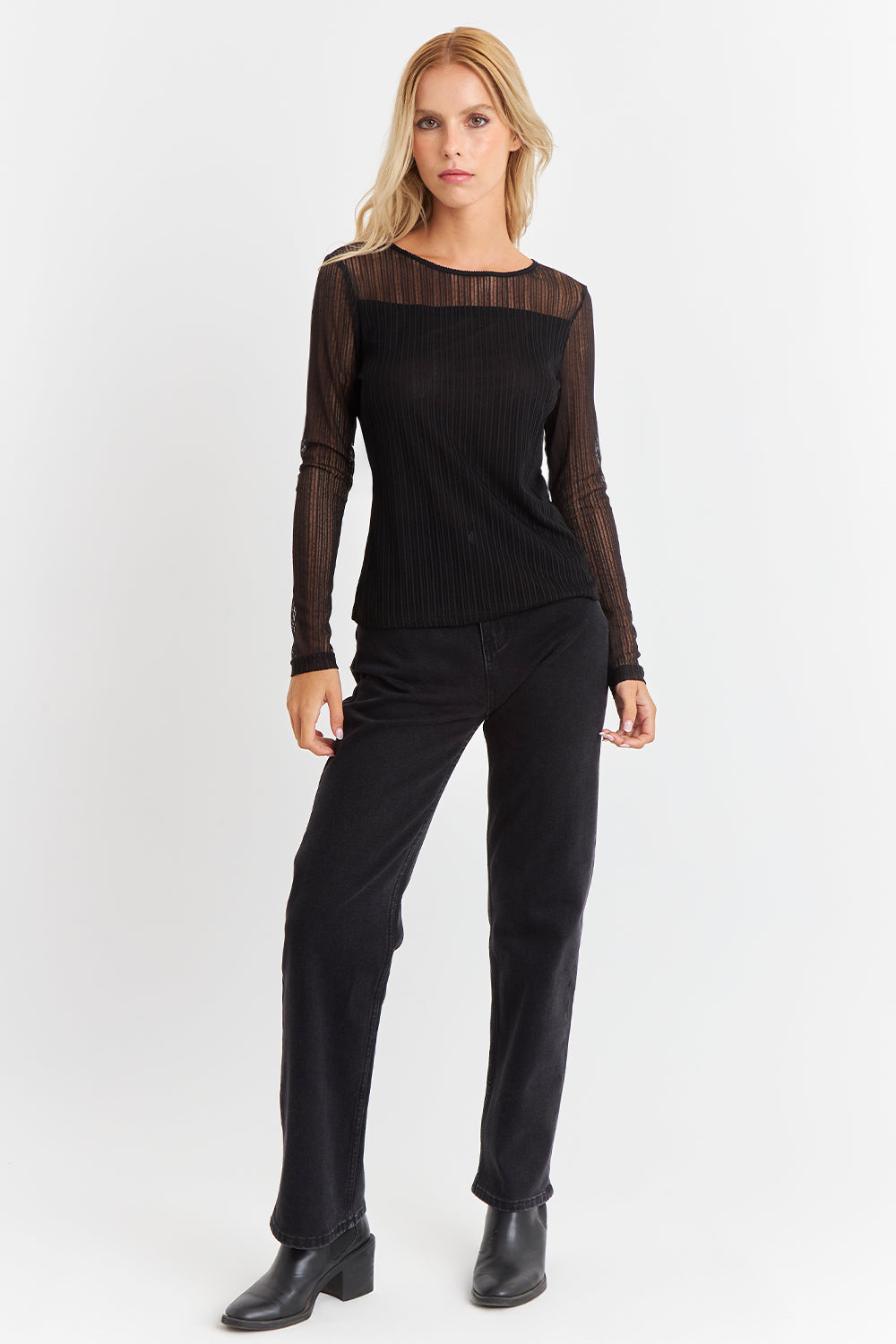 Polera con Transparencias