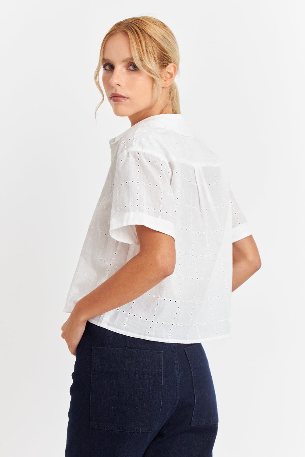 Camisa Semi Corta Blanco