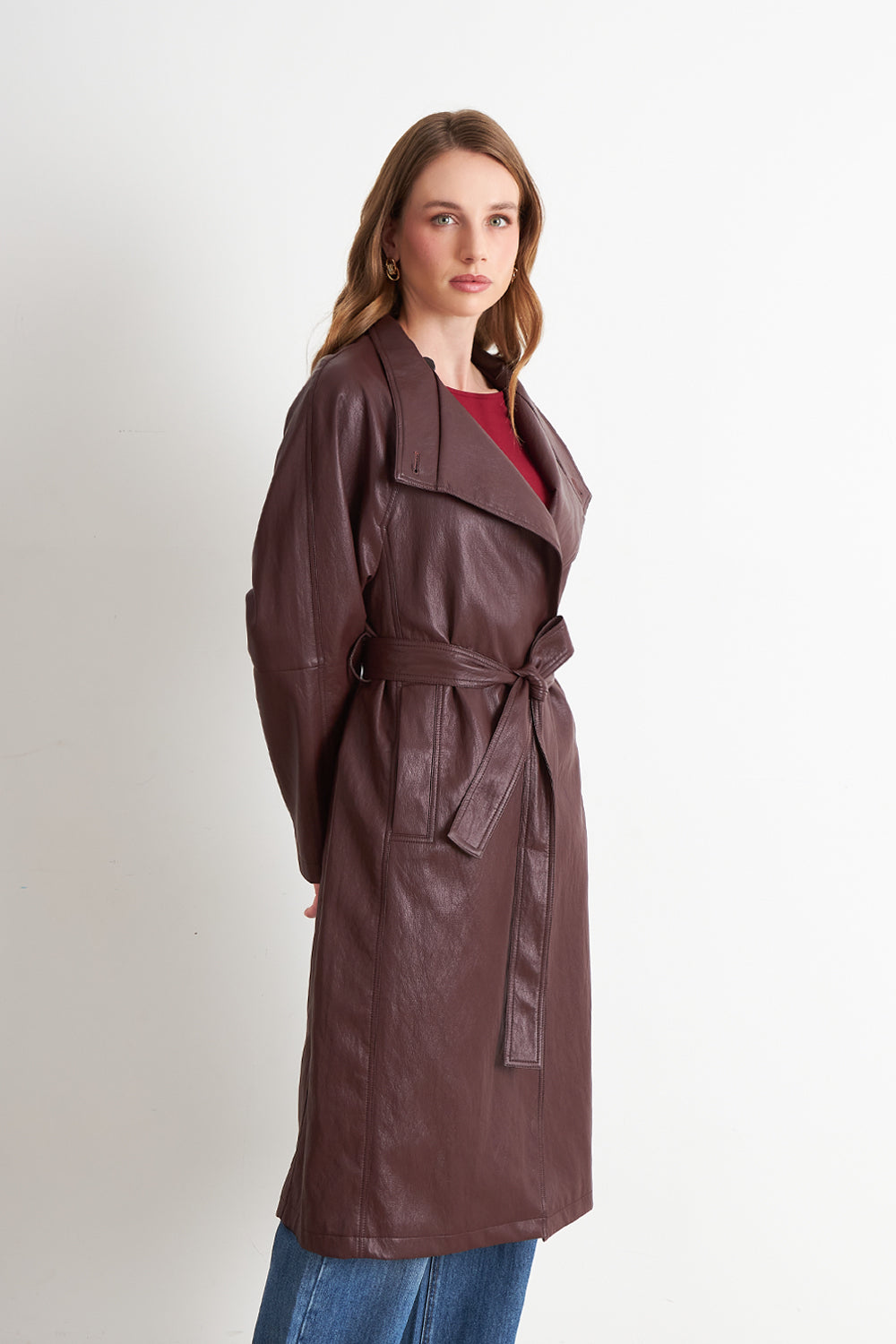 Trench Ecocuero Burdeo
