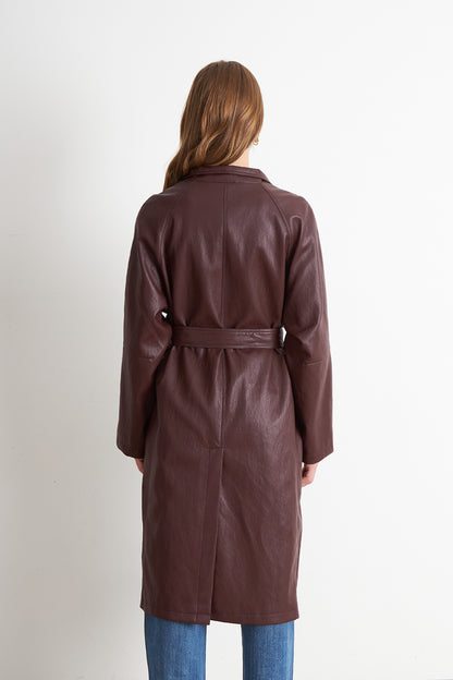 Trench Ecocuero Burdeo