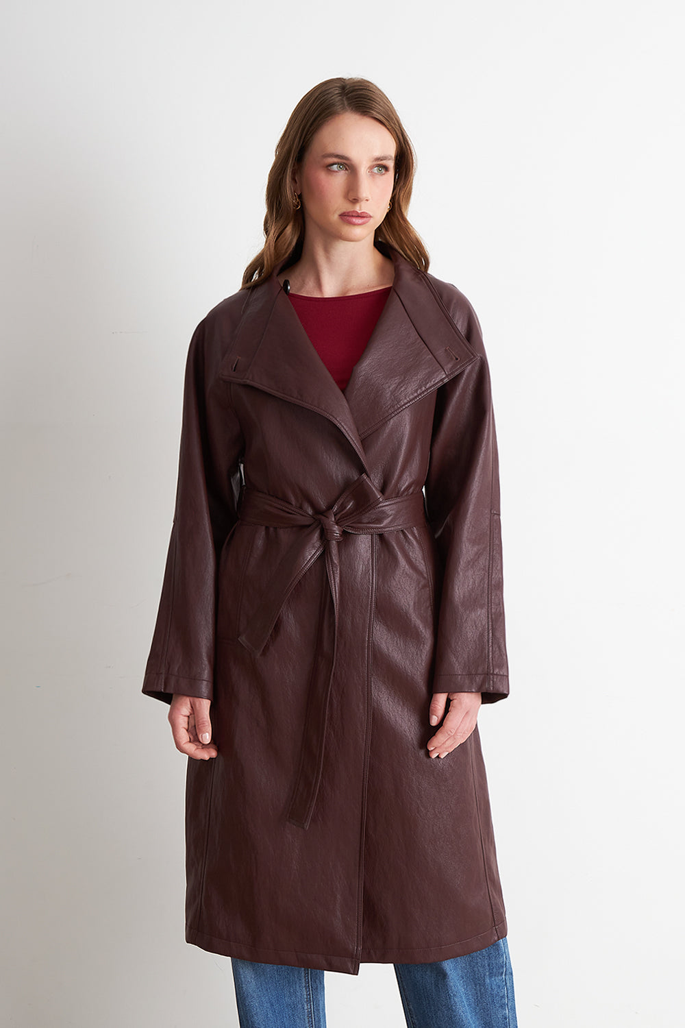 Trench Ecocuero Burdeo
