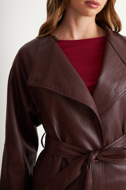 Trench Ecocuero Burdeo