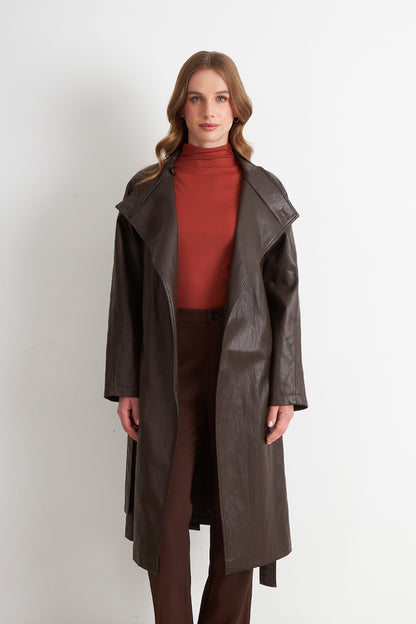 Trench Ecocuero Café